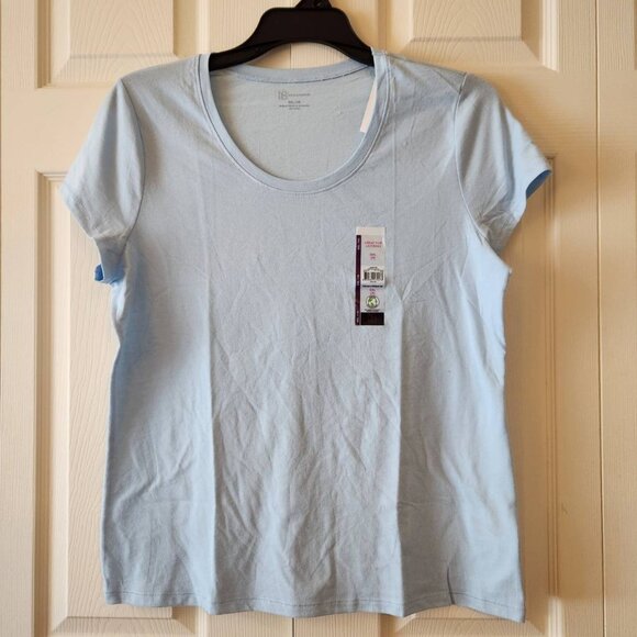 No Boundaries Women's XXL Scoop Tee Light Blue - Picture 1 of 6